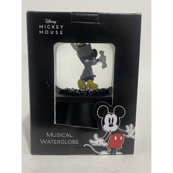 Disney 2022 Mickey Mouse in Cap Gown Graduation Musical Water Globe + Plush - Picture 3 of 6